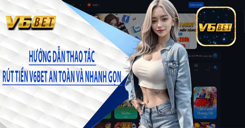 Cách Rút Tiền V6BET Nhanh Chóng Và An Toàn